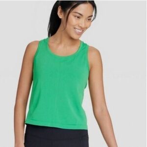 Women's Green Racerback Tank Top - All In Motion - S